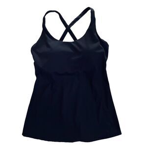 Savvi ~ Black Kuma Racerback Tank ~ size S